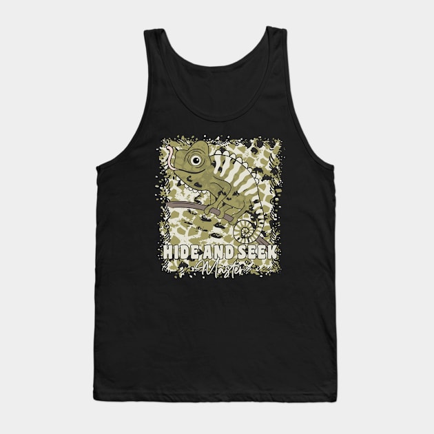 Chameleon Hide And Seek Master Tank Top by FloraLi